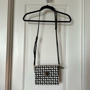Dooney & Bourke - Black Gingham Crossbody Purse - PERFECT LIKE NEW CONDITION